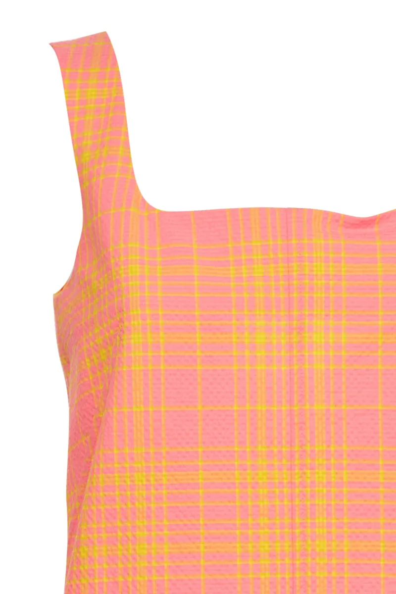 Sportmax Check-Patterned Mini Dress