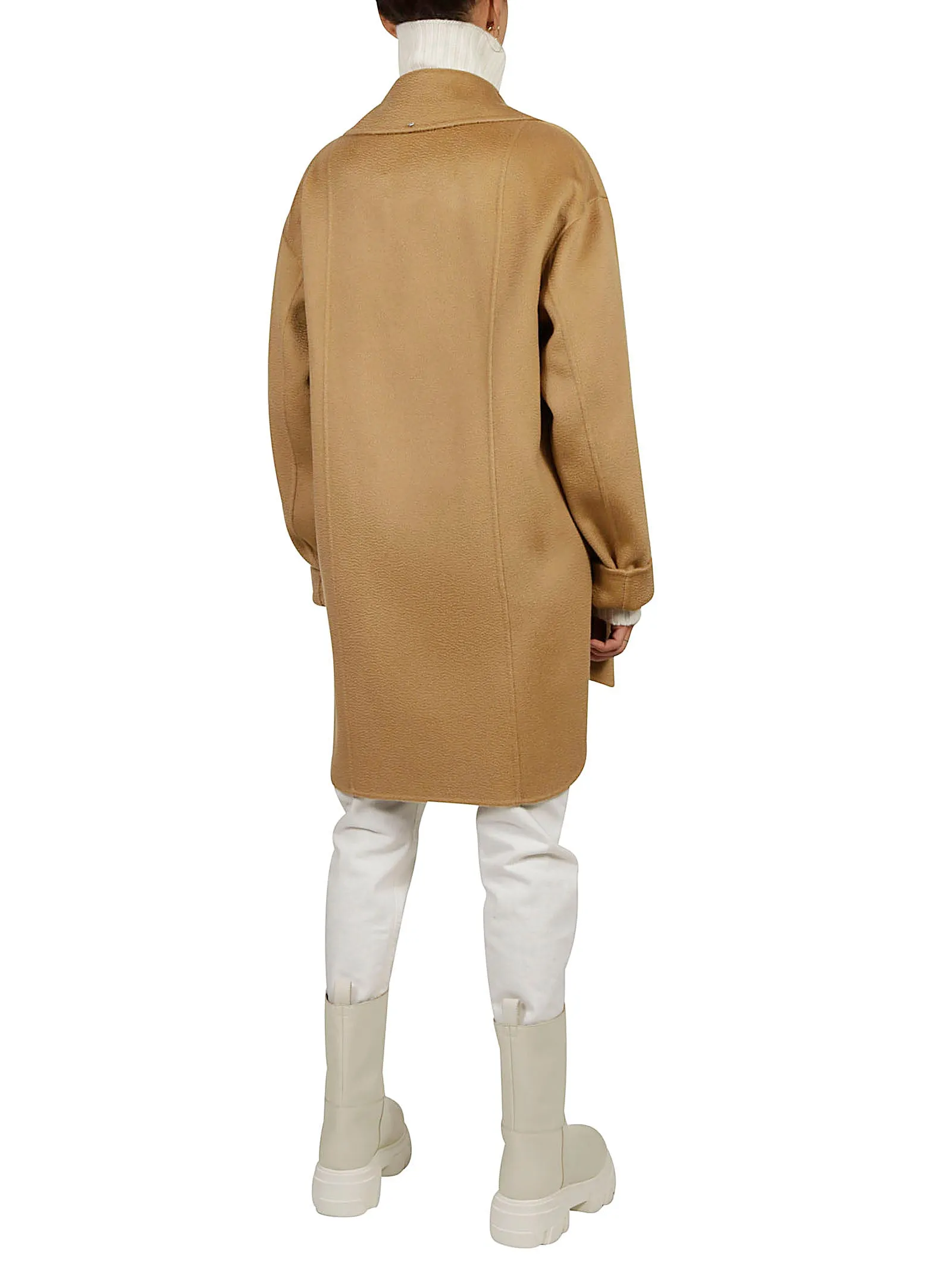 Sportmax Double-Breasted Asymmetric Coat