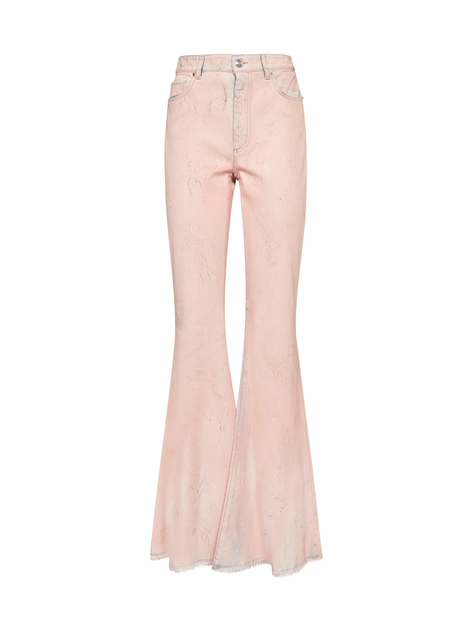Sportmax Frayed Hem Flared Jeans