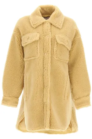 Stand Studio Faux-Fur Single Breasted Coat