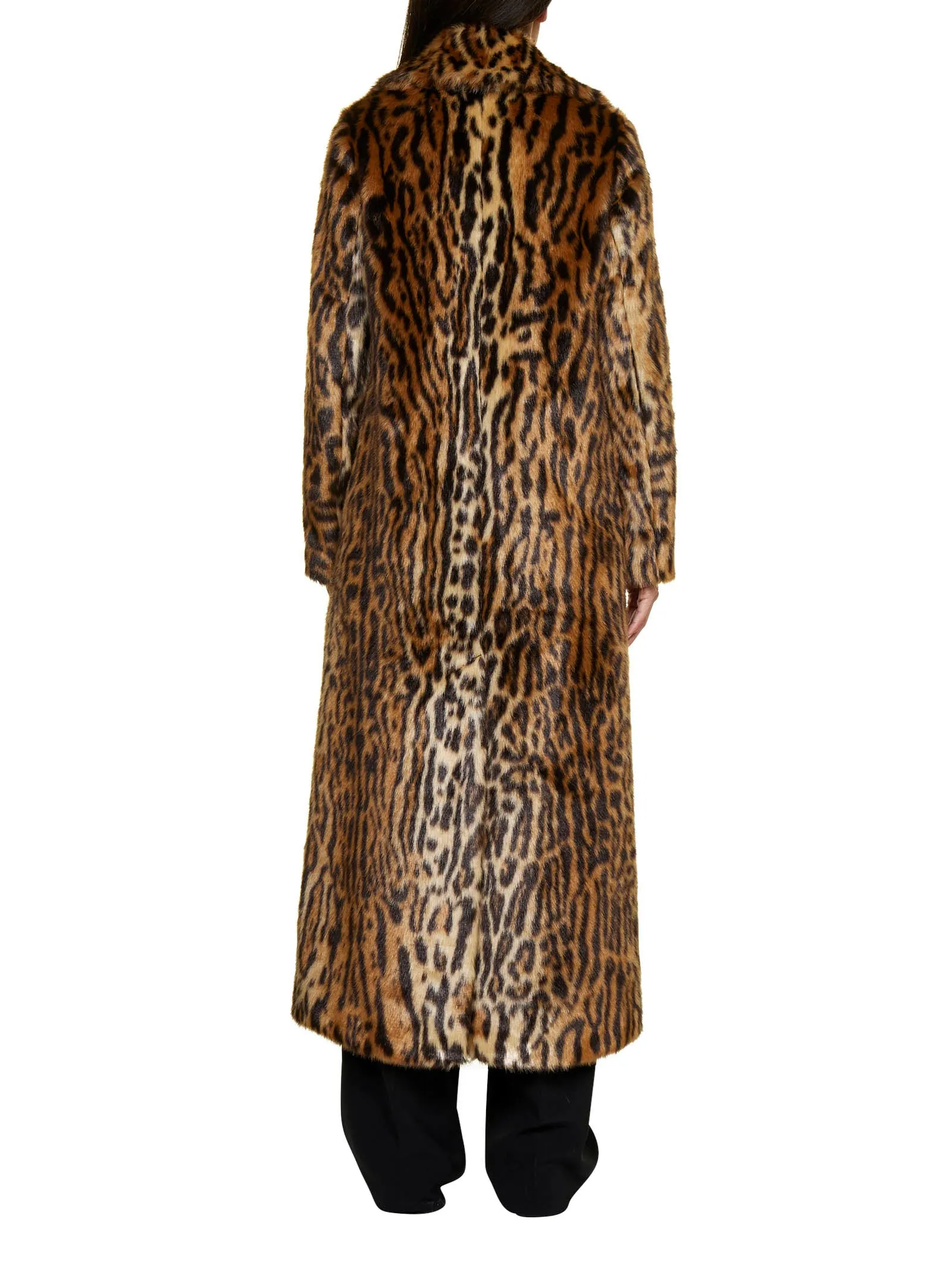 Stand Studio Kylie Leopard Printed Midi Coat
