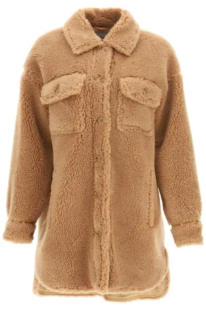 Stand Studio Sabi Faux-Fur Single Breasted Coat