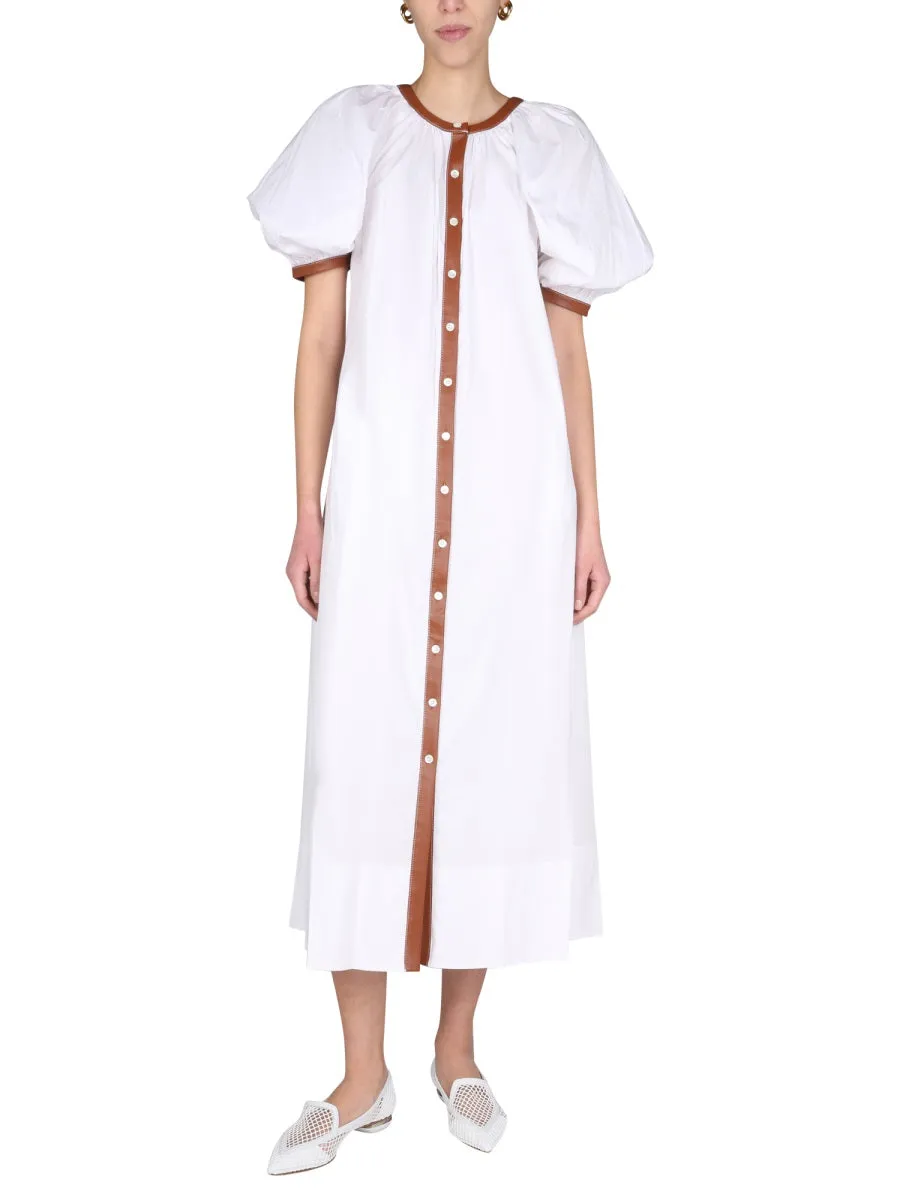 Staud Buttoned Shift Dress