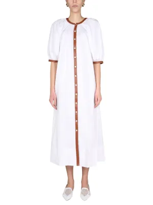 Staud Buttoned Shift Dress