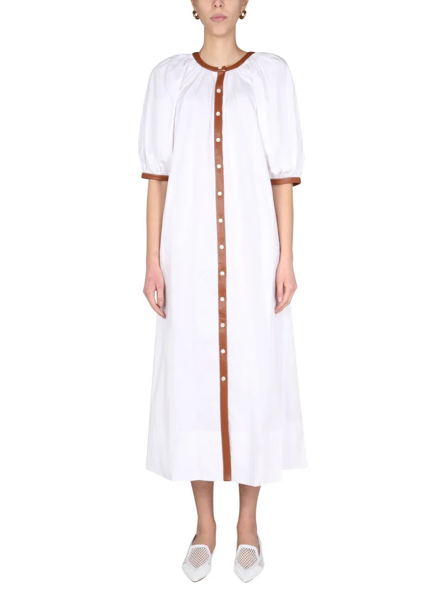 Staud Buttoned Shift Dress