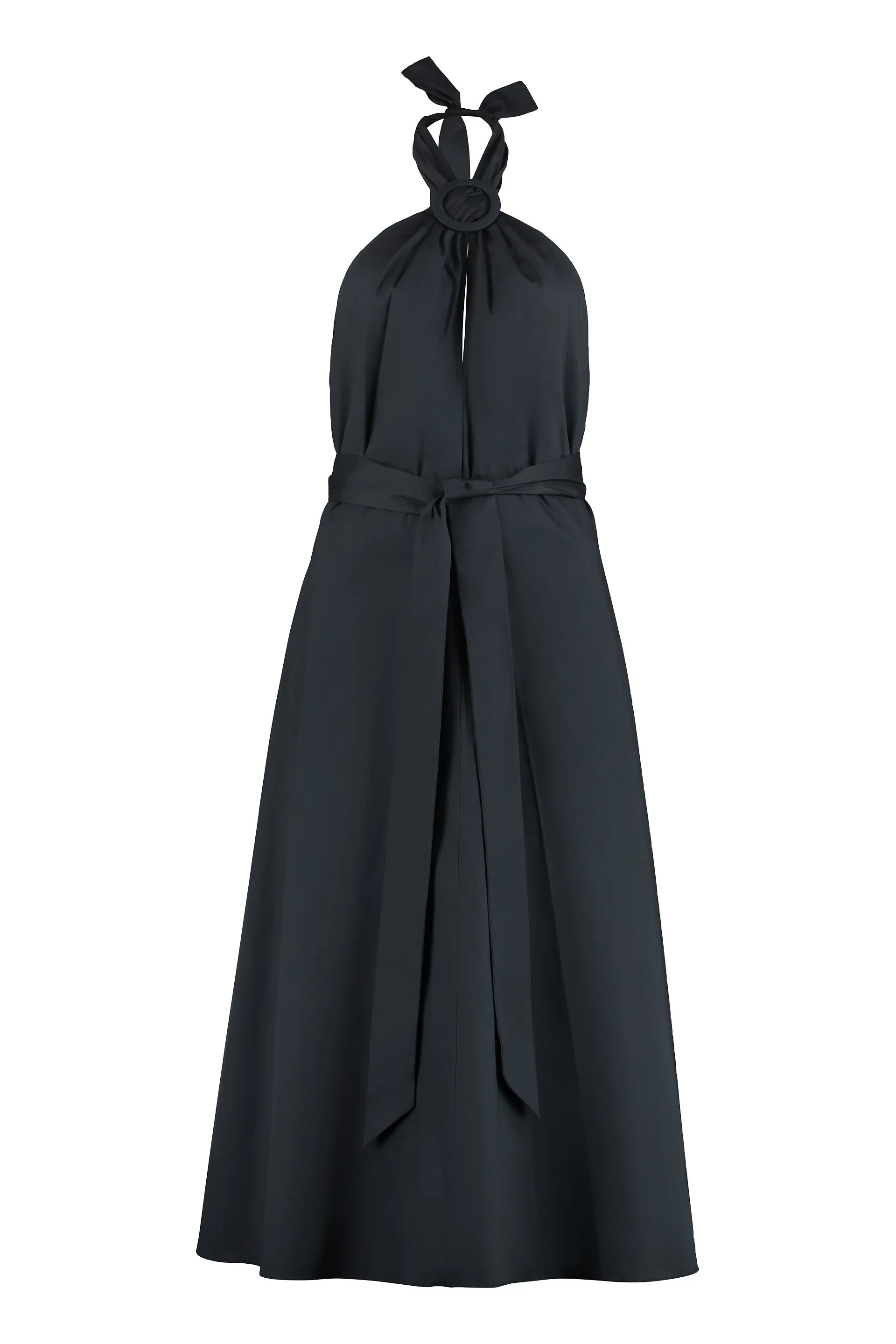 Staud Kai Halterneck Shirt Dress