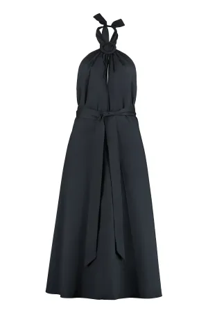 Staud Kai Halterneck Shirt Dress