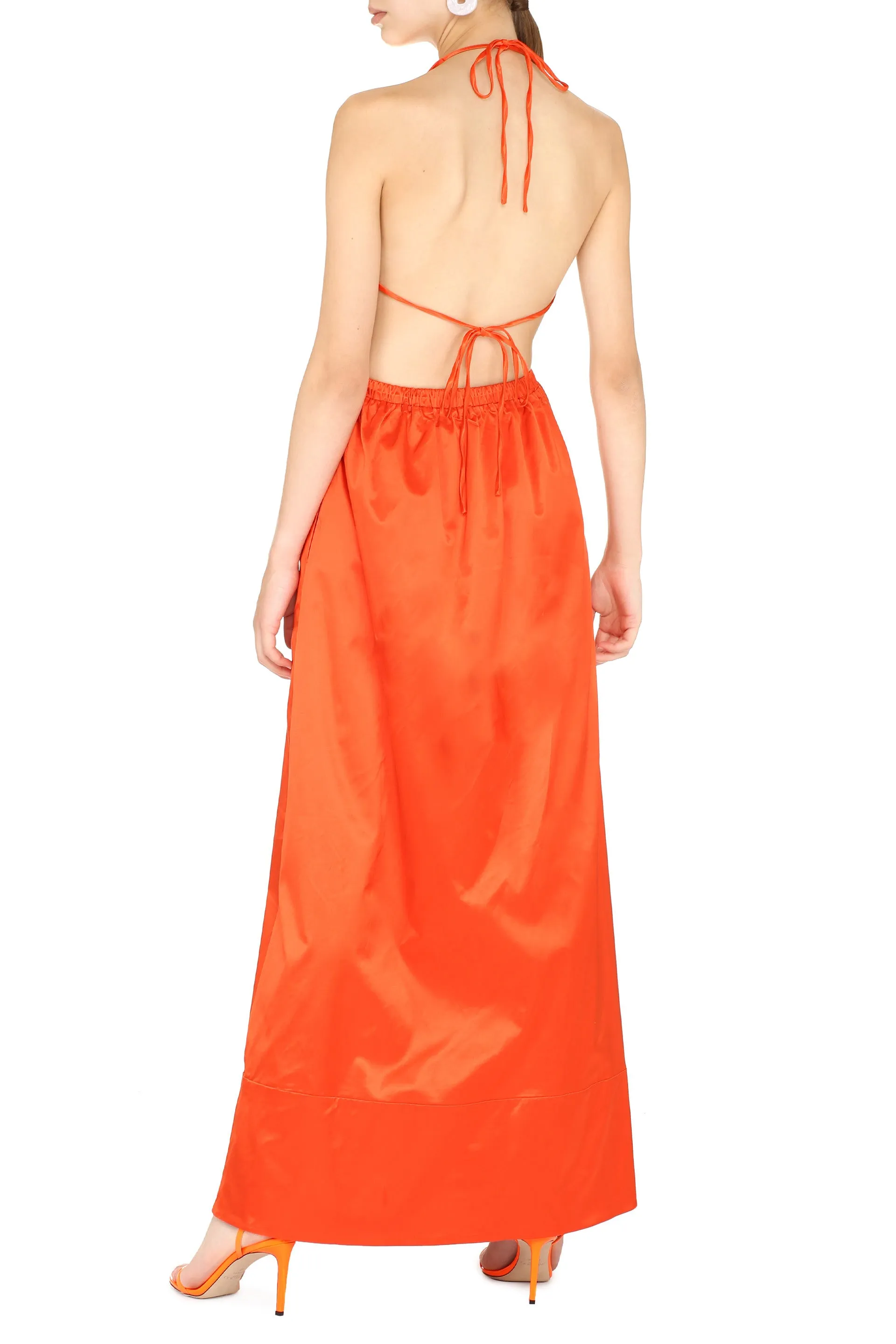 Staud Sidney Backless Maxi Dress