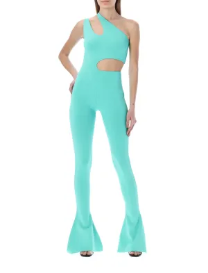 Stella McCartney Cut-Out Detailed Flared Jumpsuit