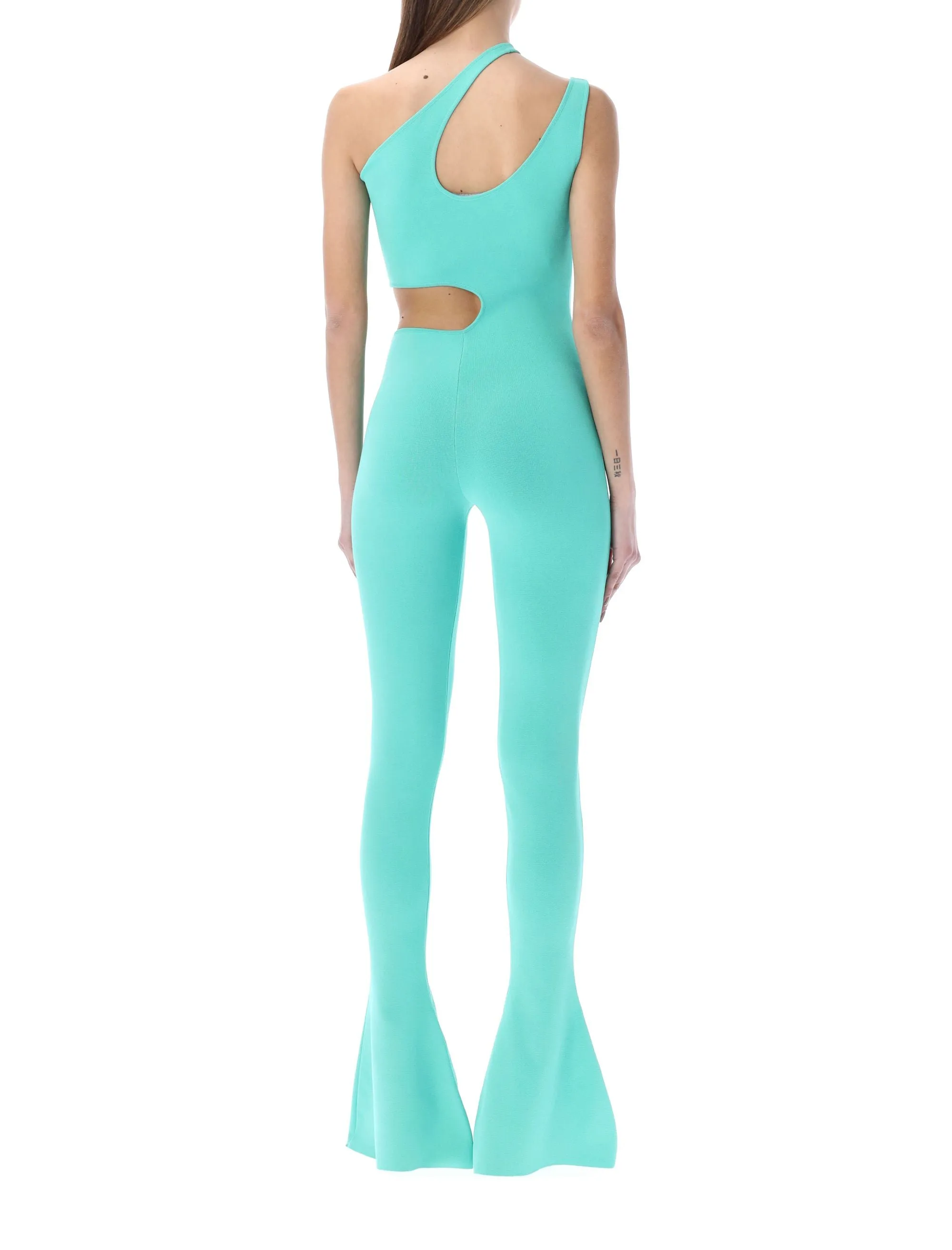 Stella McCartney Cut-Out Detailed Flared Jumpsuit