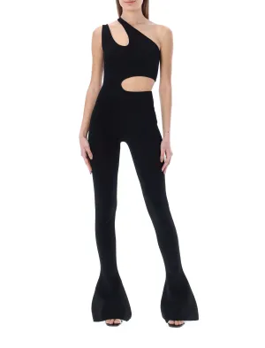 Stella McCartney Cut-Out Detailed Flared Jumpsuit