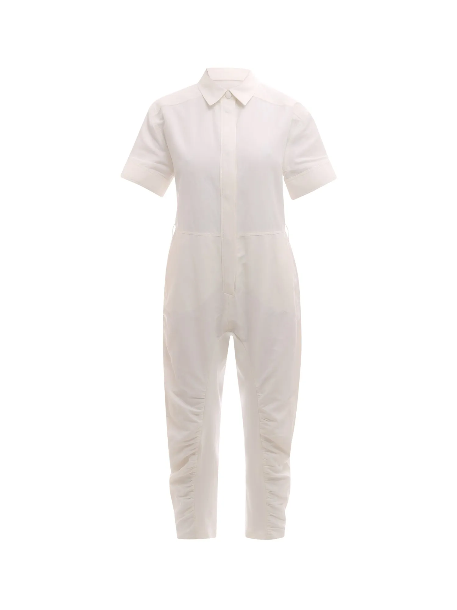 Stella McCartney Gathered Detail Buttoned Jumpsuit