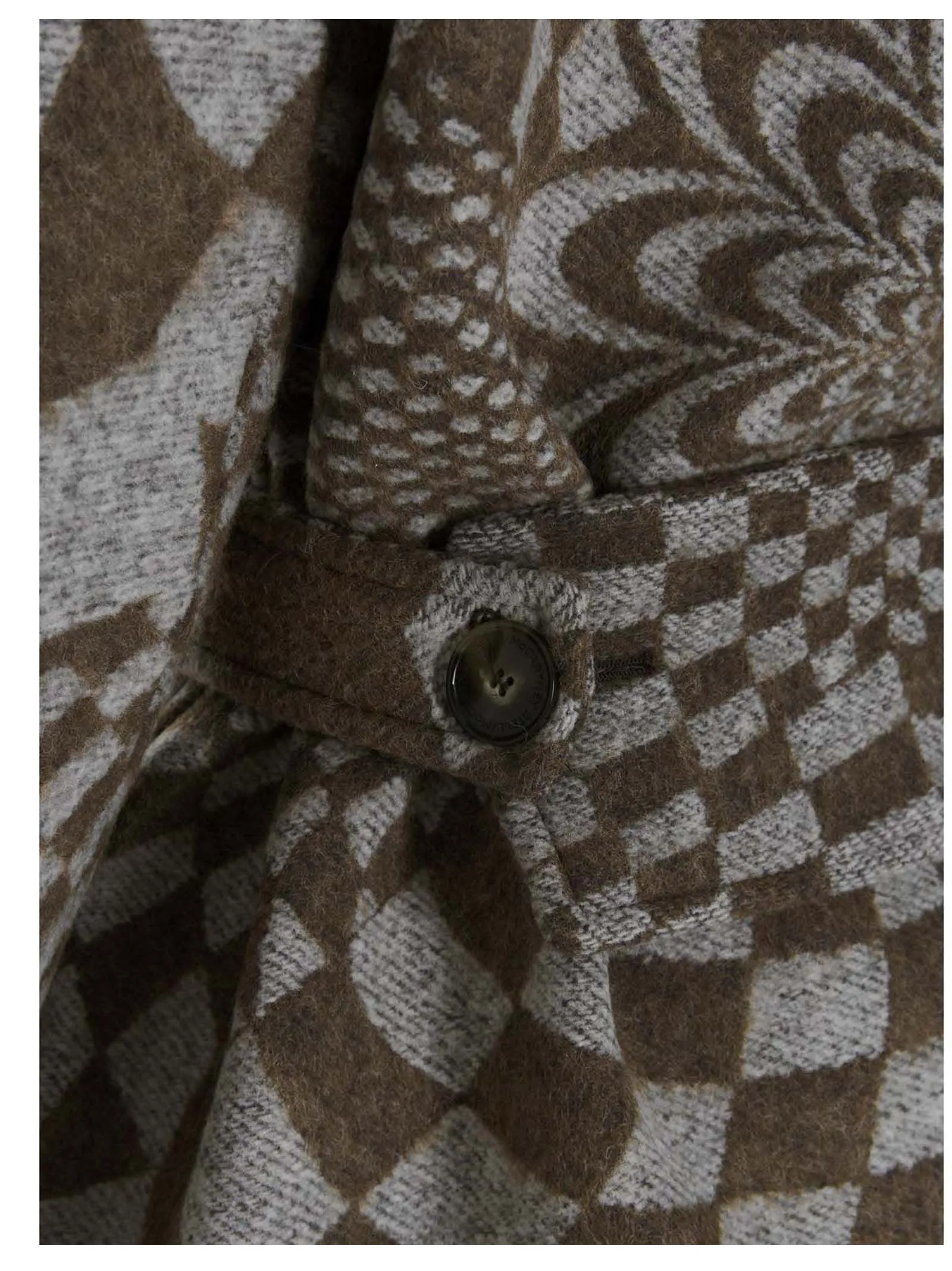 Stella McCartney High Neck Jacquard Coat