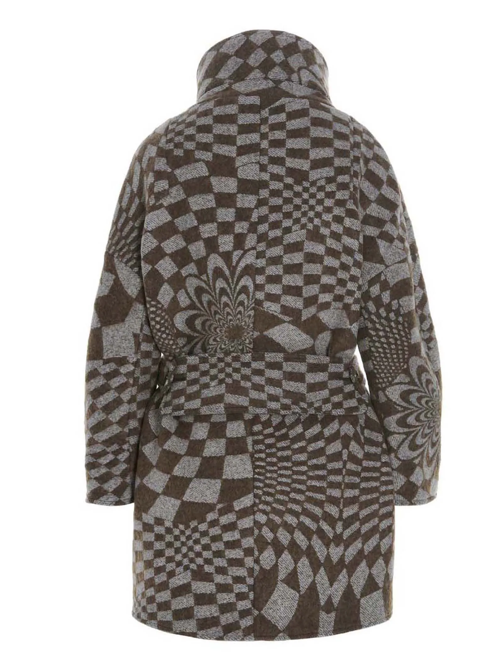 Stella McCartney High Neck Jacquard Coat