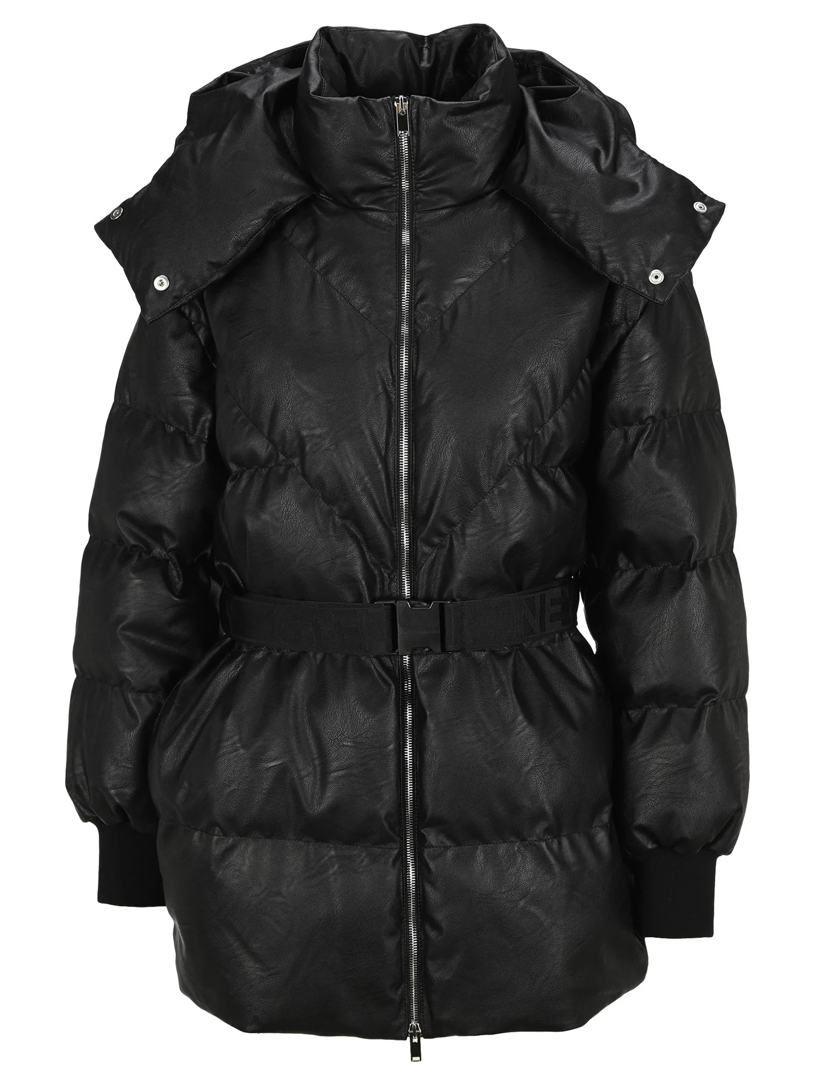Stella McCartney Kayla Padded Buckle Belt Coat
