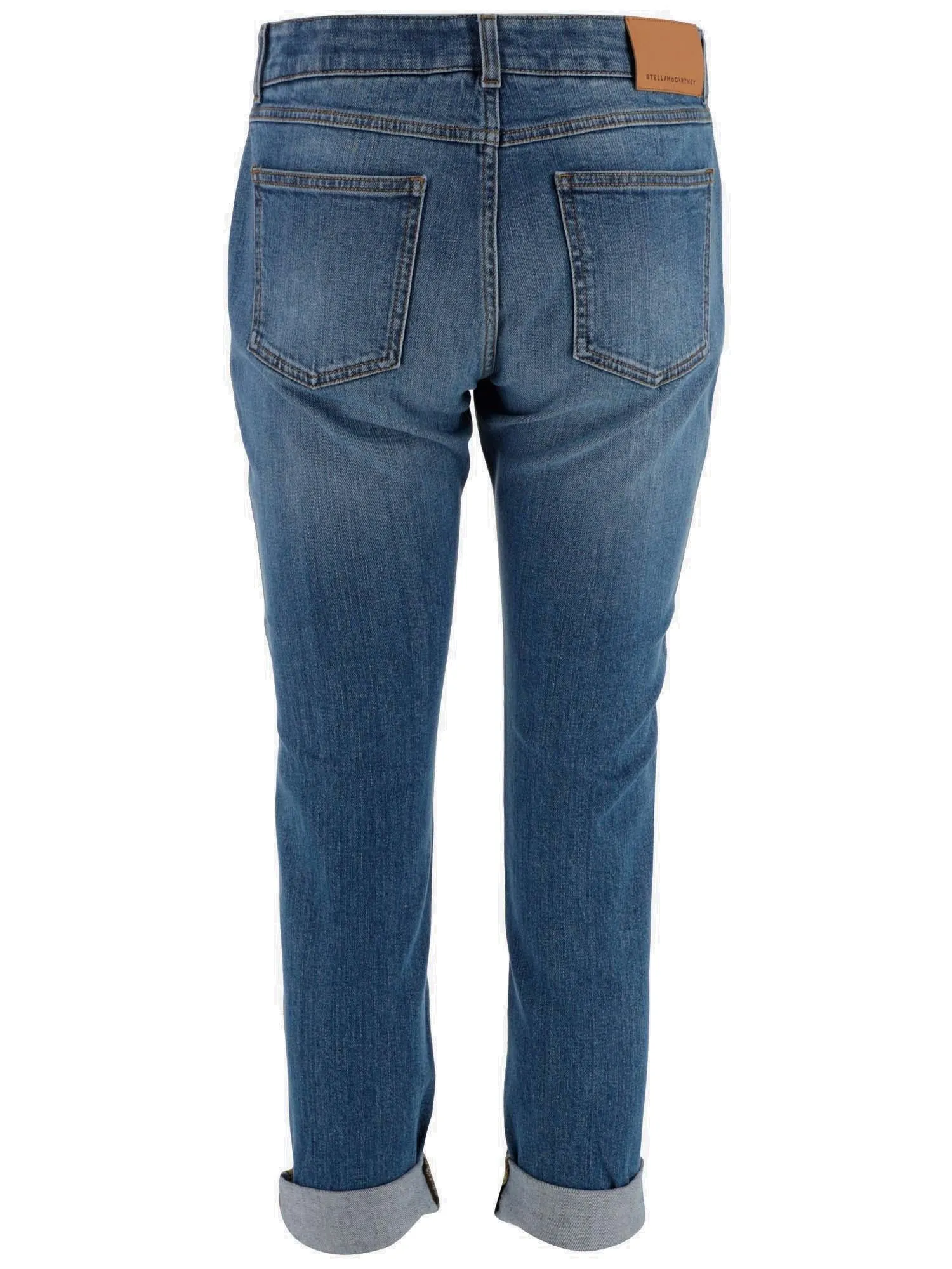 Stella McCartney Logo Tape Skinny Jeans