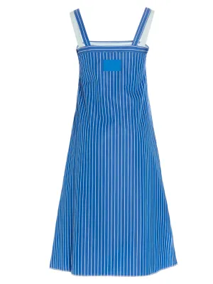 Sunnei Striped Sleeveless Midi Dress