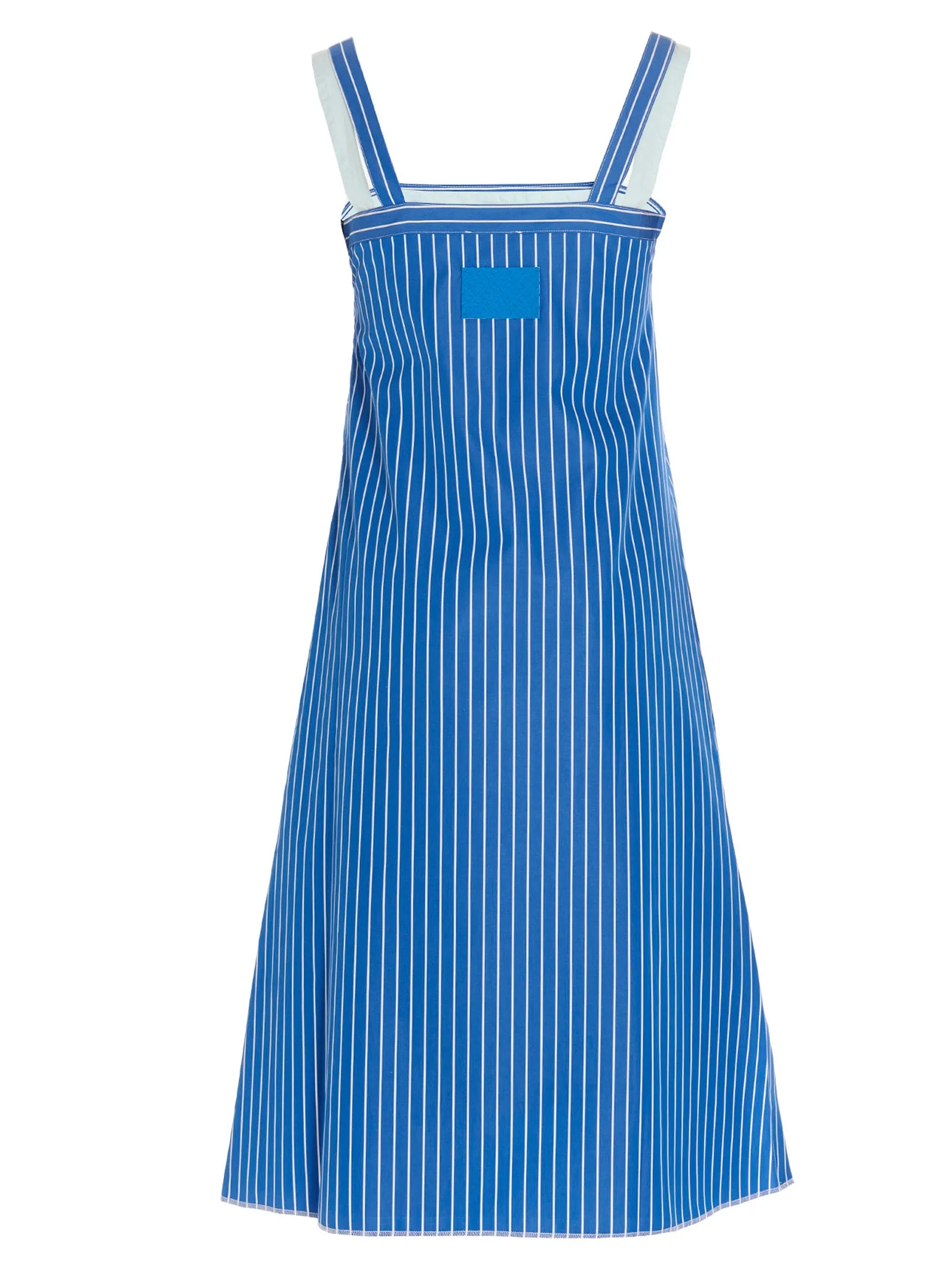 Sunnei Striped Sleeveless Midi Dress