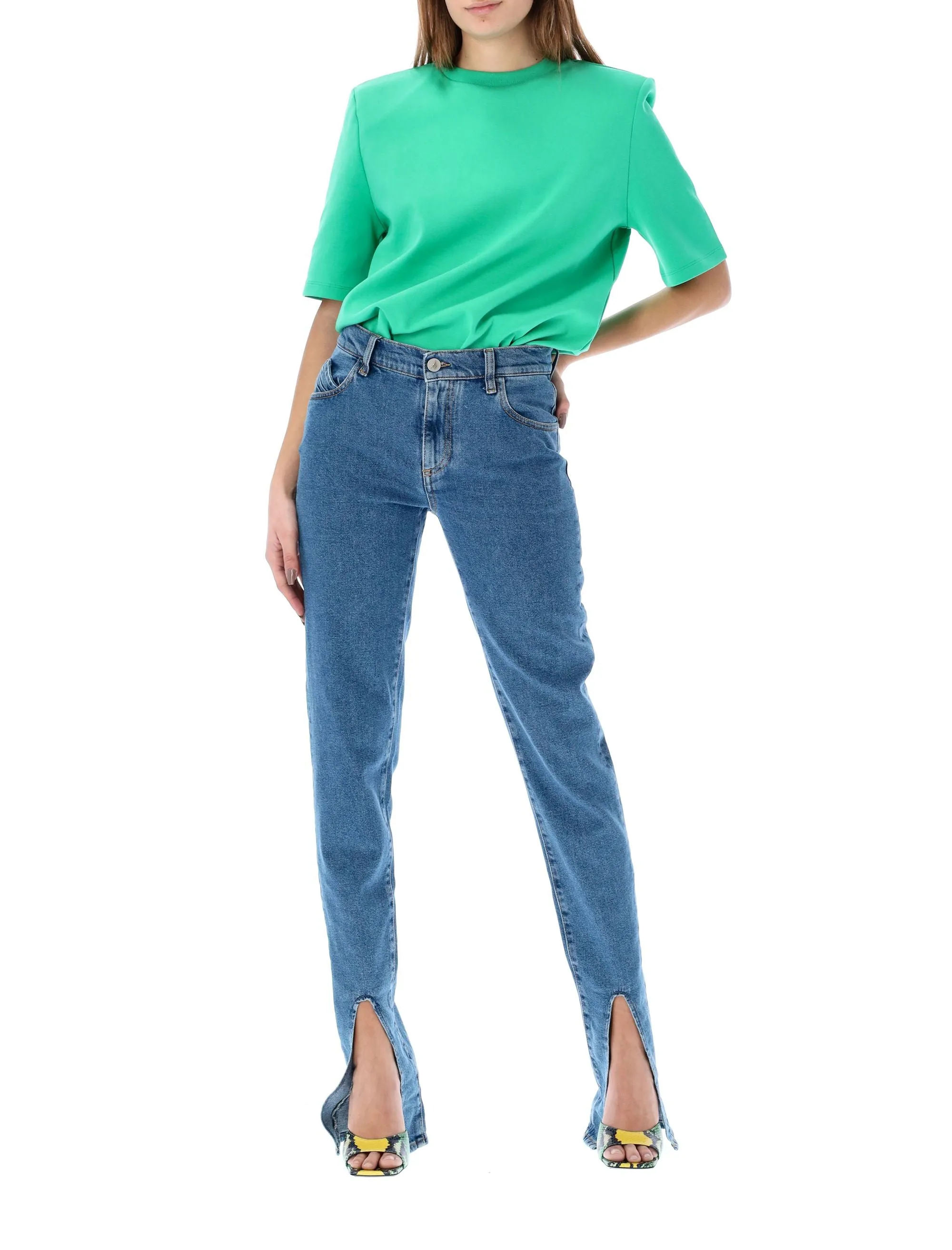 The Attico Freja Denim Pants