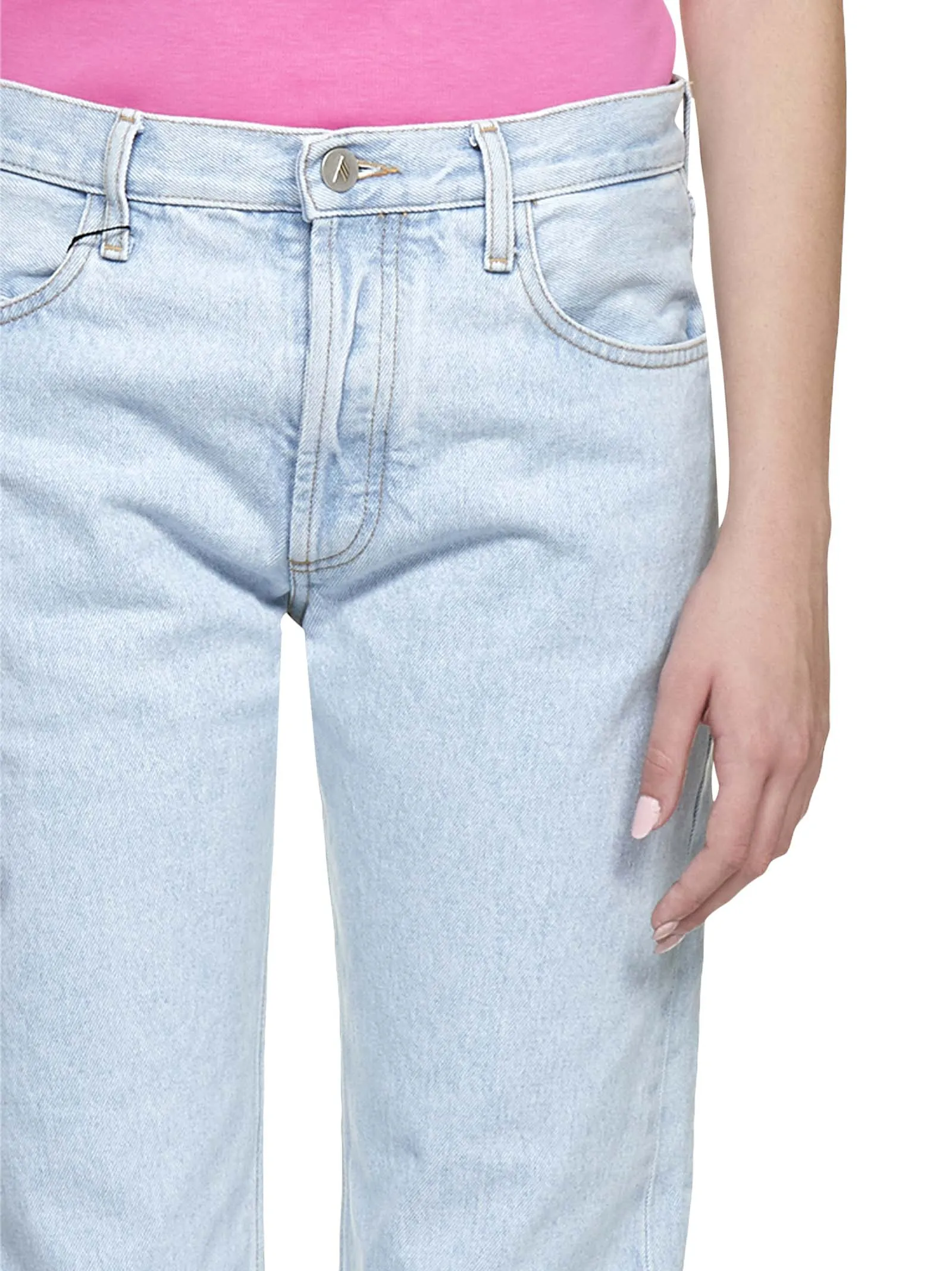 The Attico Straight-Leg Jeans