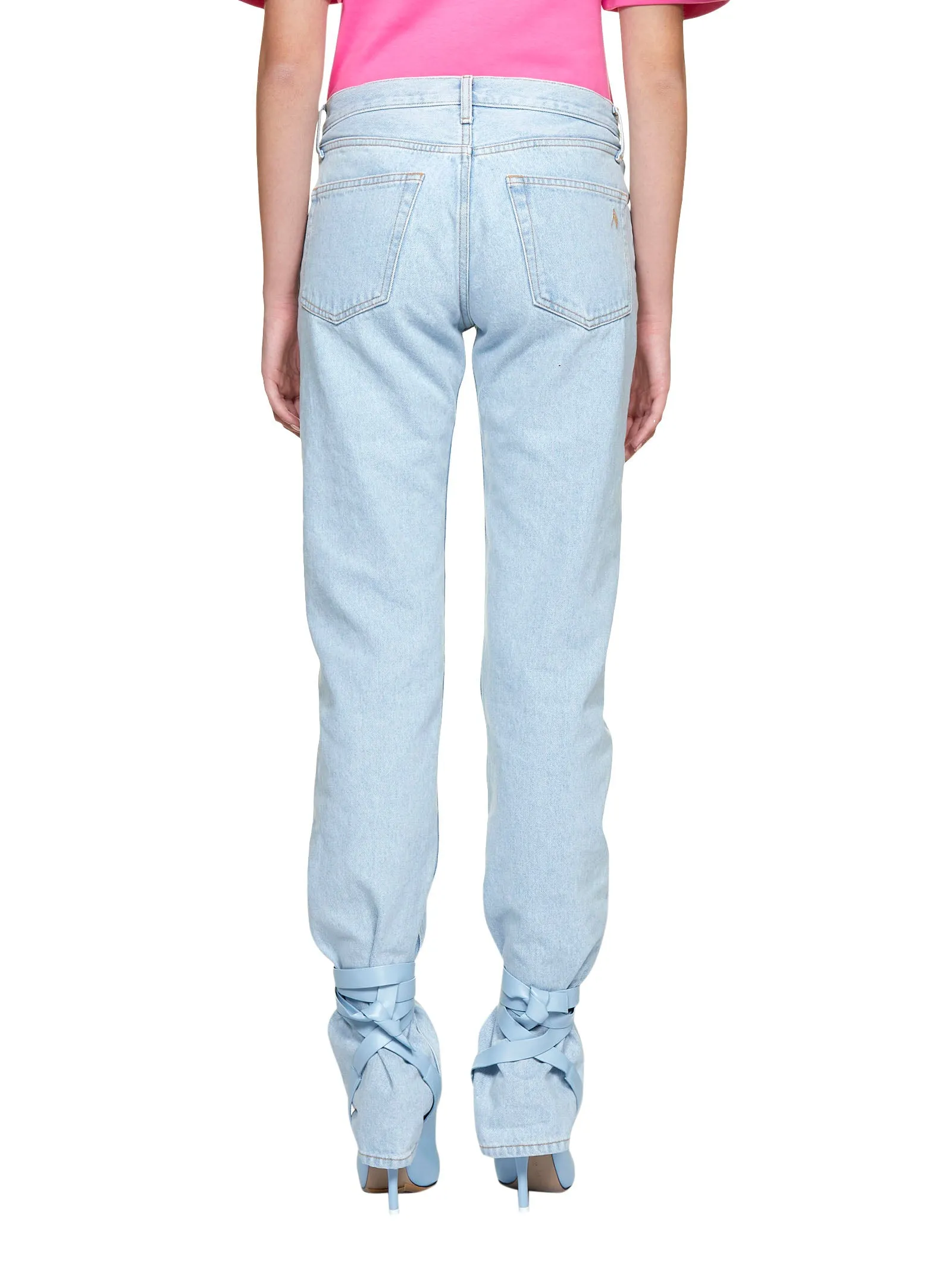 The Attico Straight-Leg Jeans