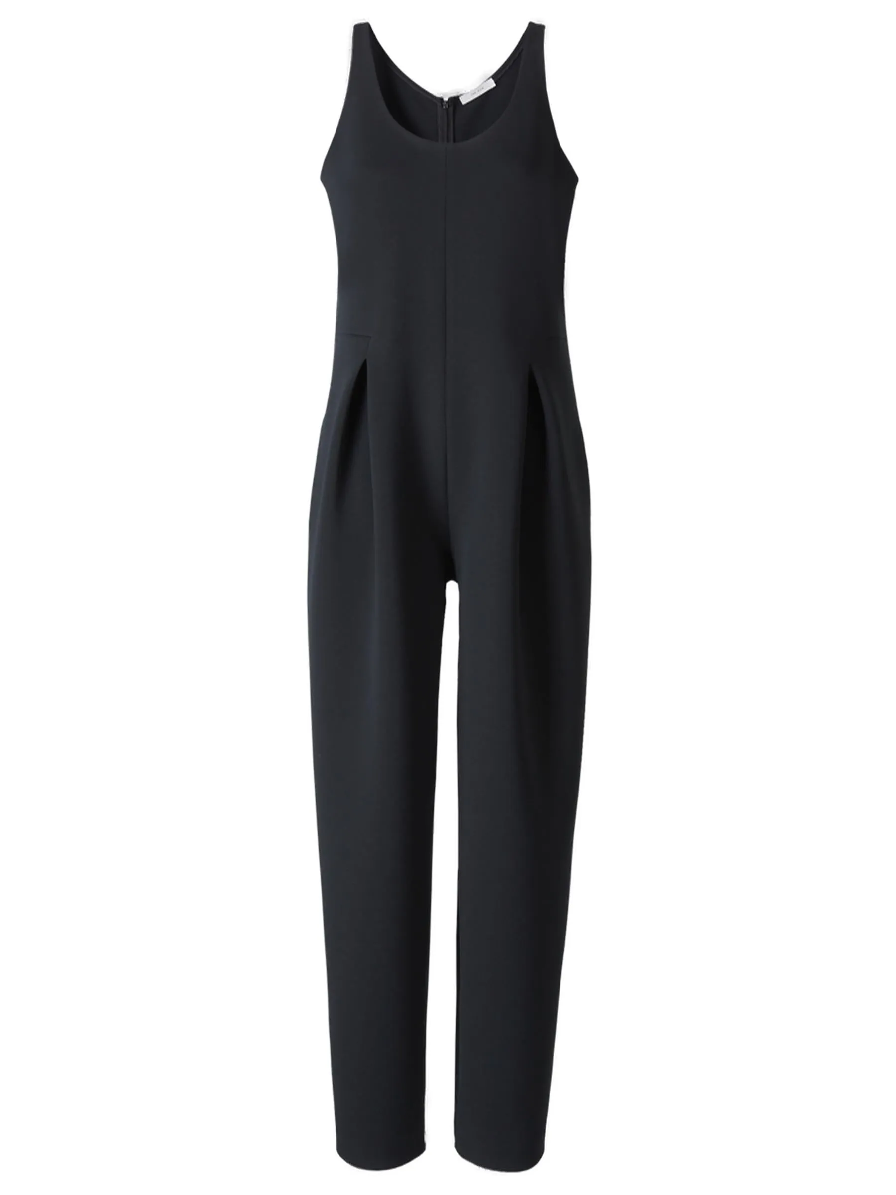 The Row Crewneck Zipped Sleeveless Jumpsuit