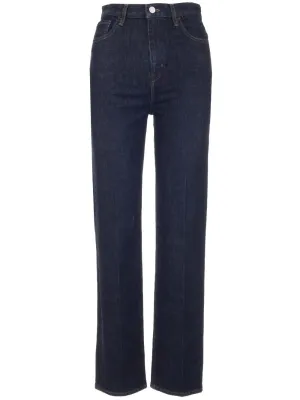 Theory High-Waisted Washed Jeans