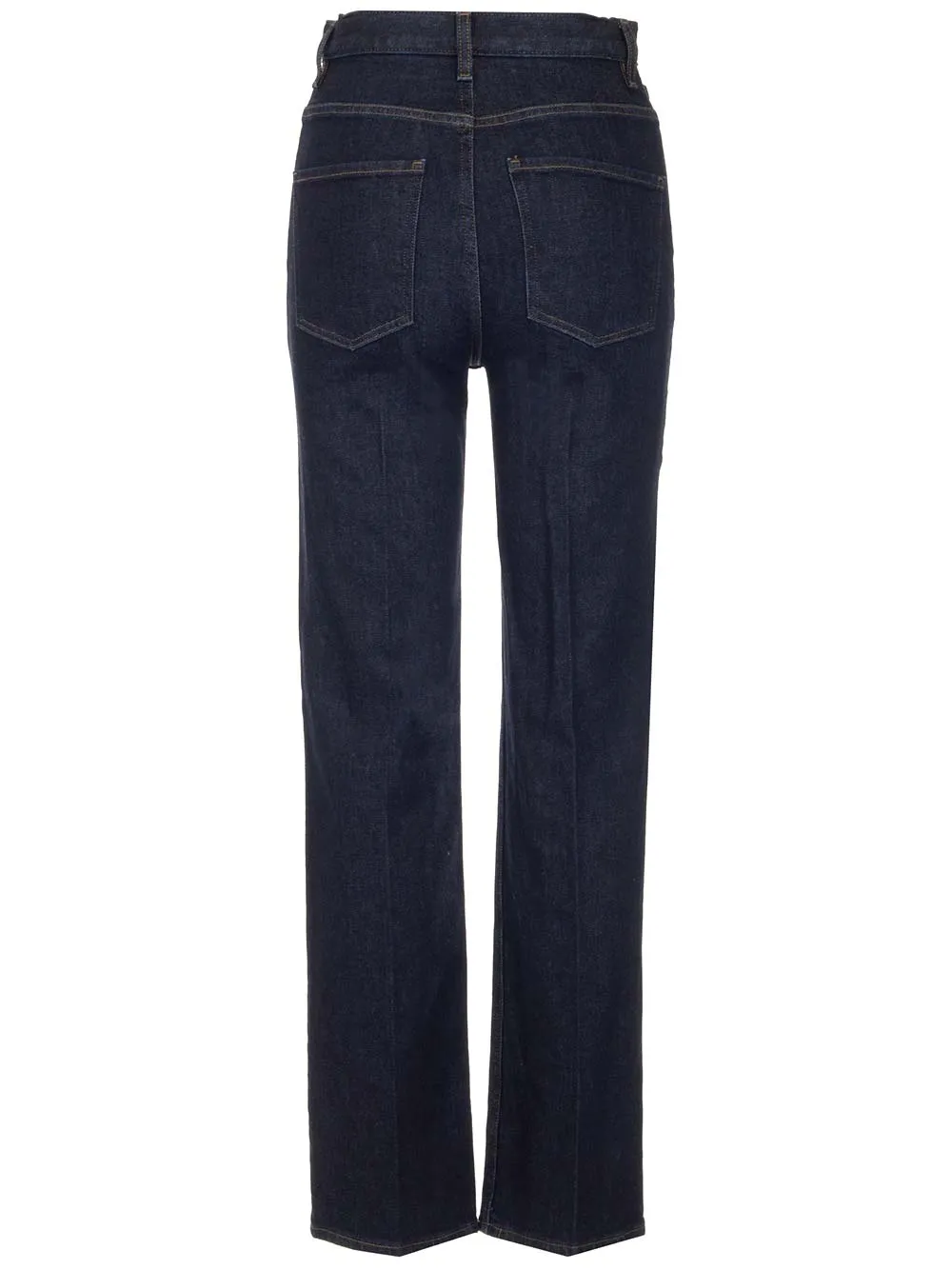 Theory High-Waisted Washed Jeans