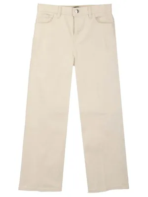 Theory Wide Leg Cropped Jeans