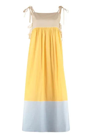 Tory Burch Strapped Pleated Dress