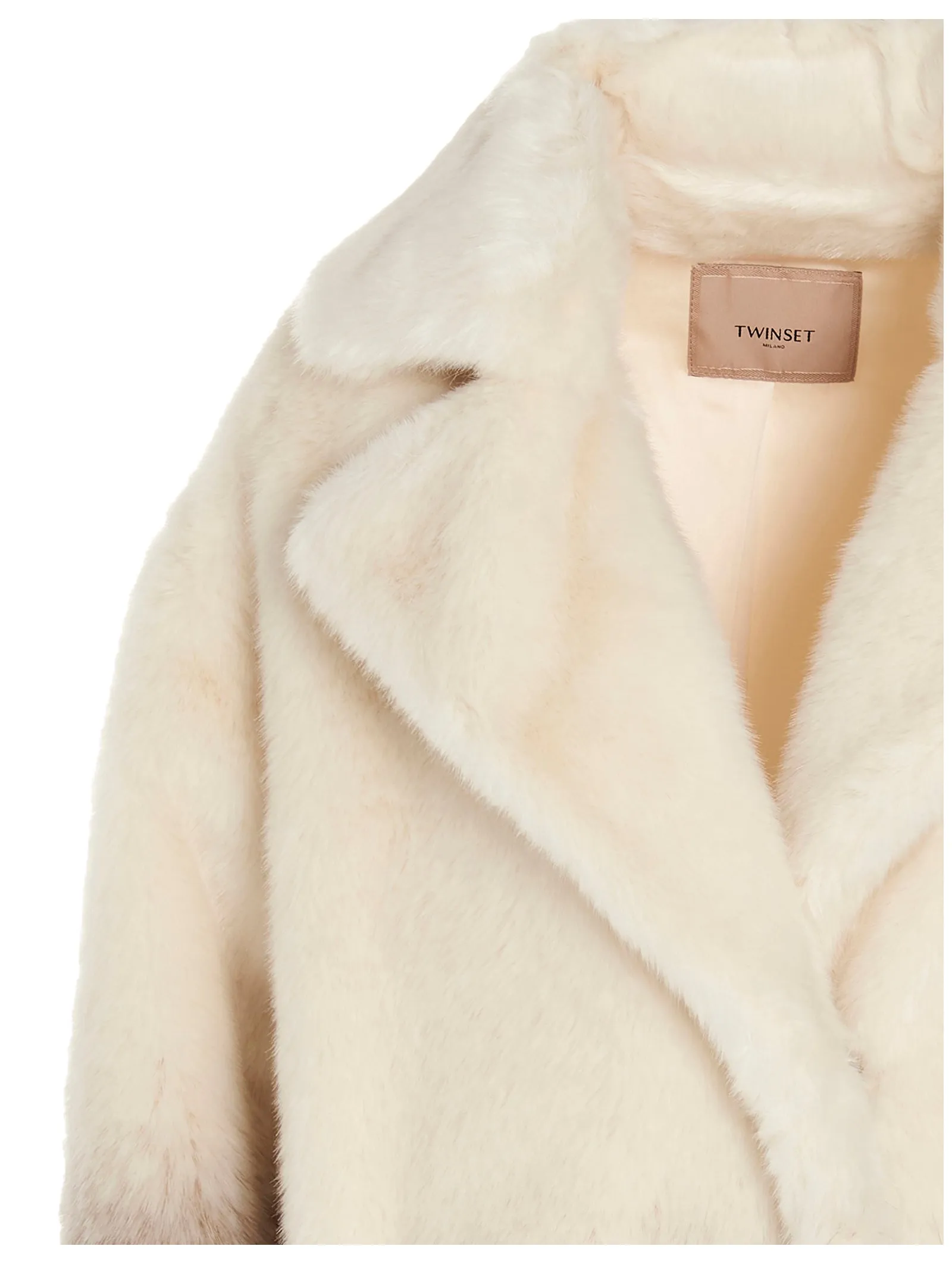 TWINSET Faux-Fur Ombre Effect Coat