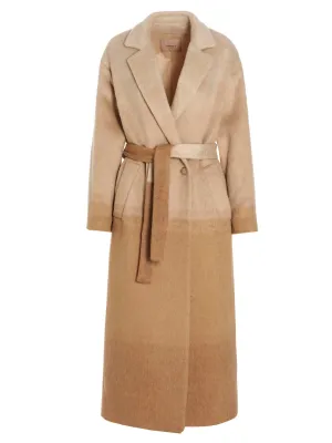 TWINSET Gradient Effect Double-Breasted Coat