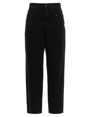 TWINSET High-Waisted Cropped Jeans