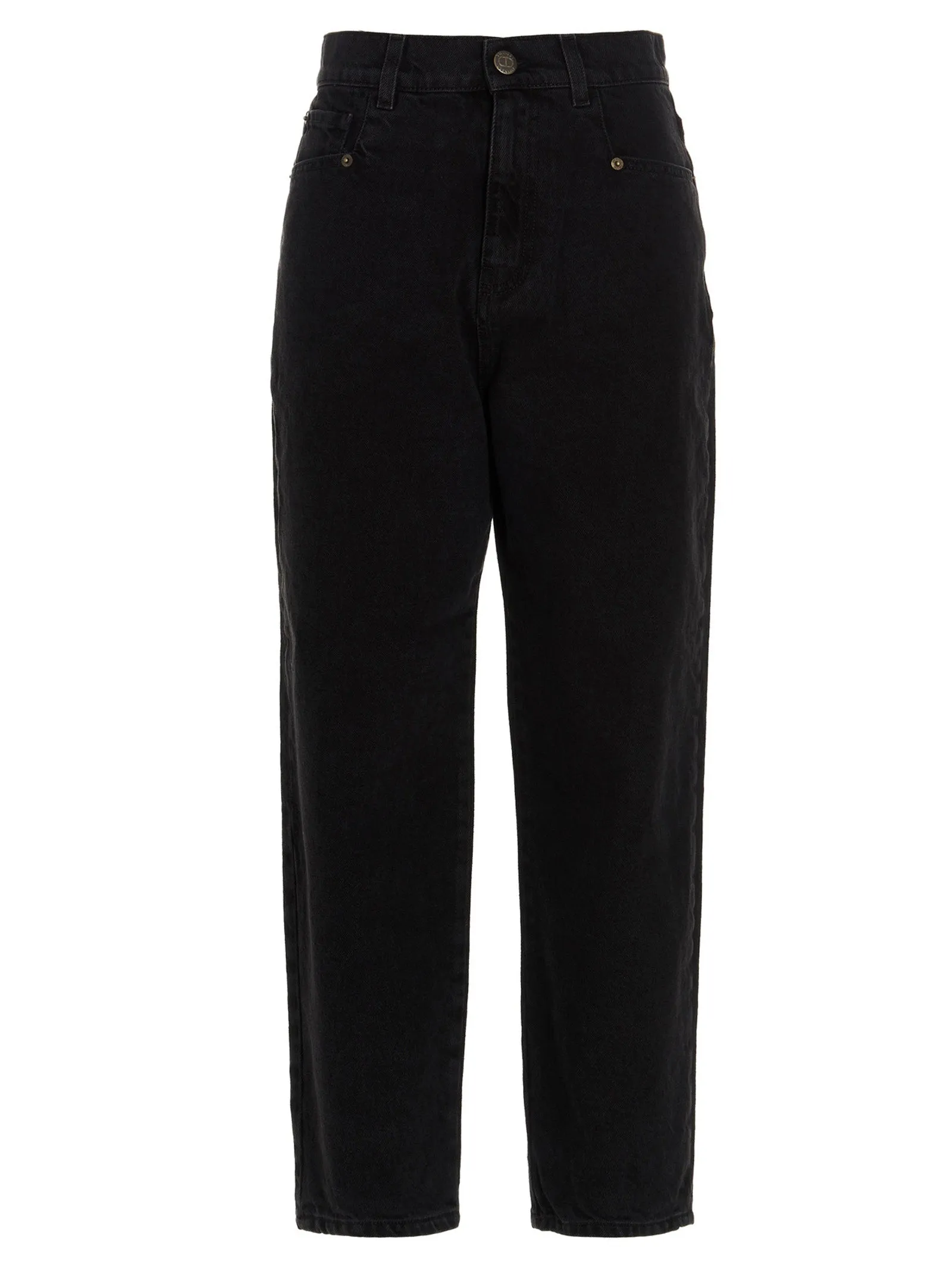 TWINSET High-Waisted Cropped Jeans