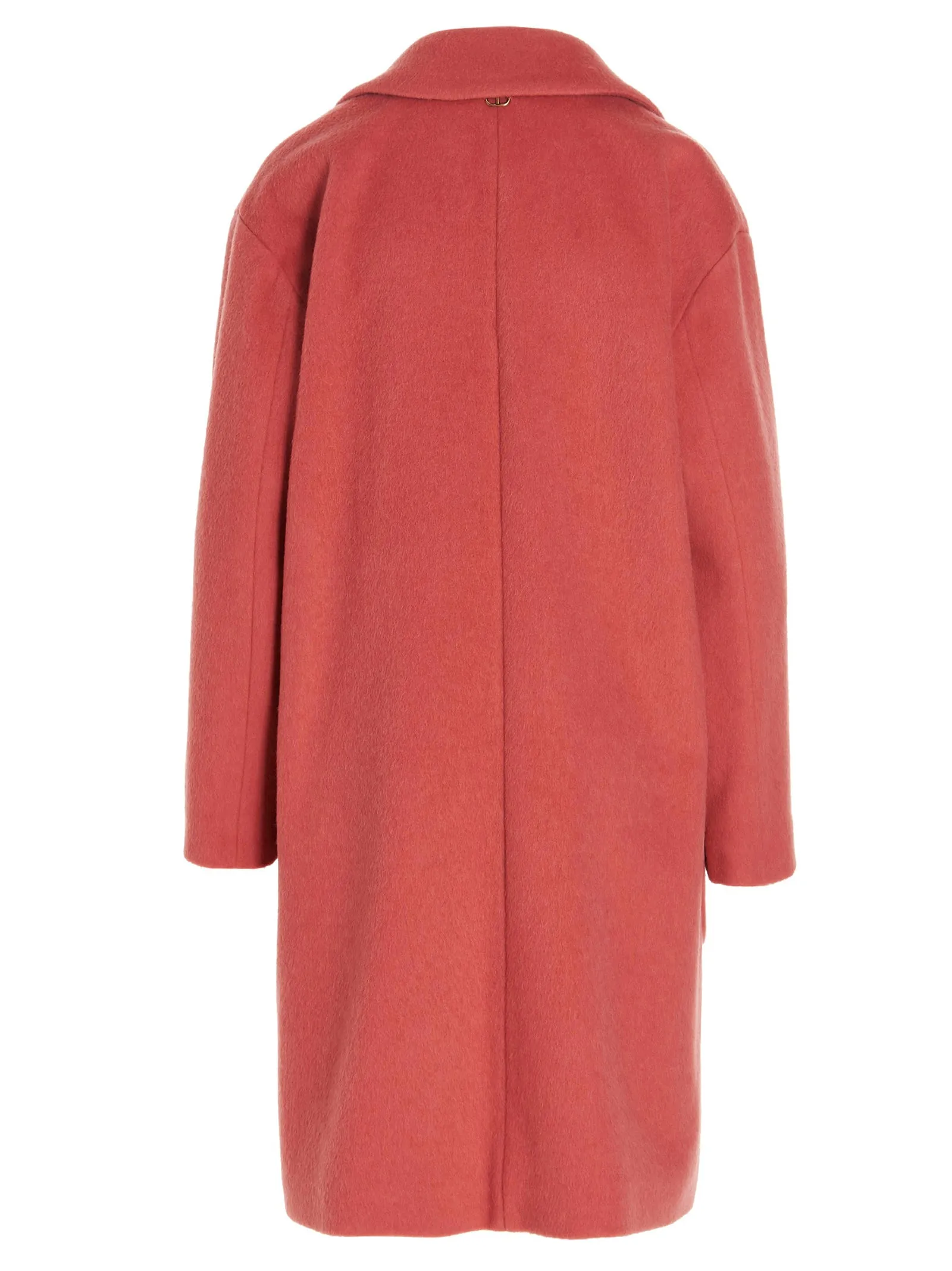 TWINSET Single-Breasted Midi Coat