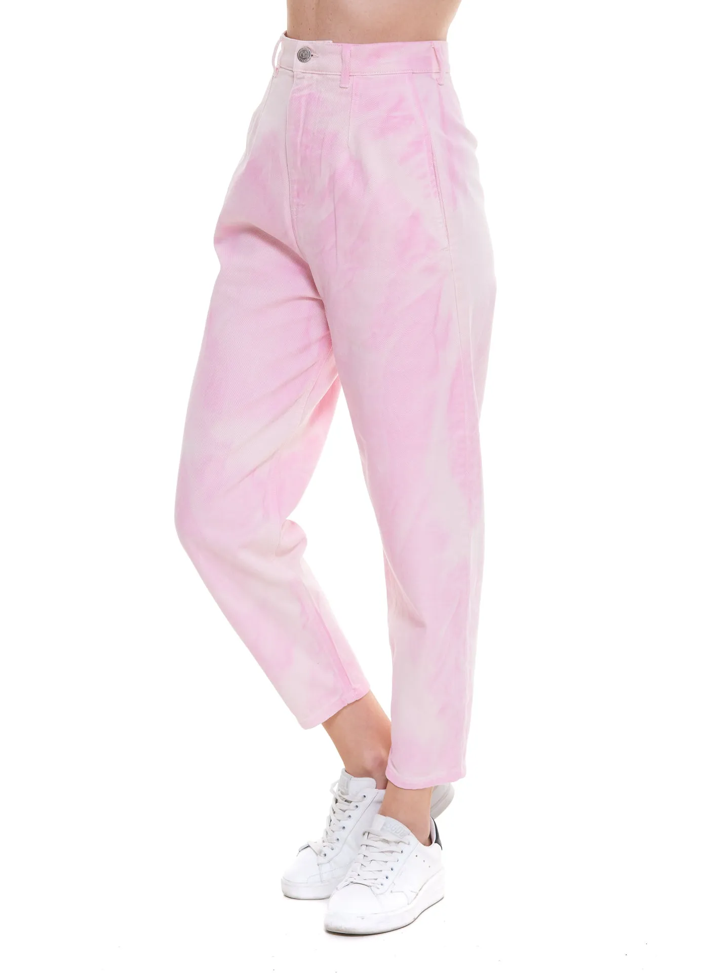 TWINSET Tie Dye Cropped Jeans