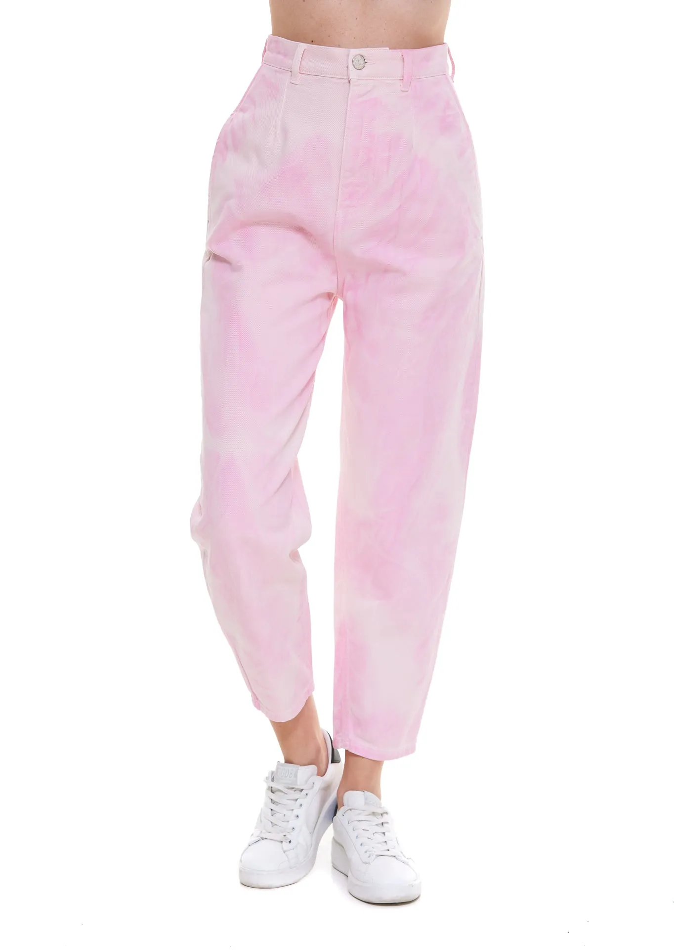 TWINSET Tie Dye Cropped Jeans