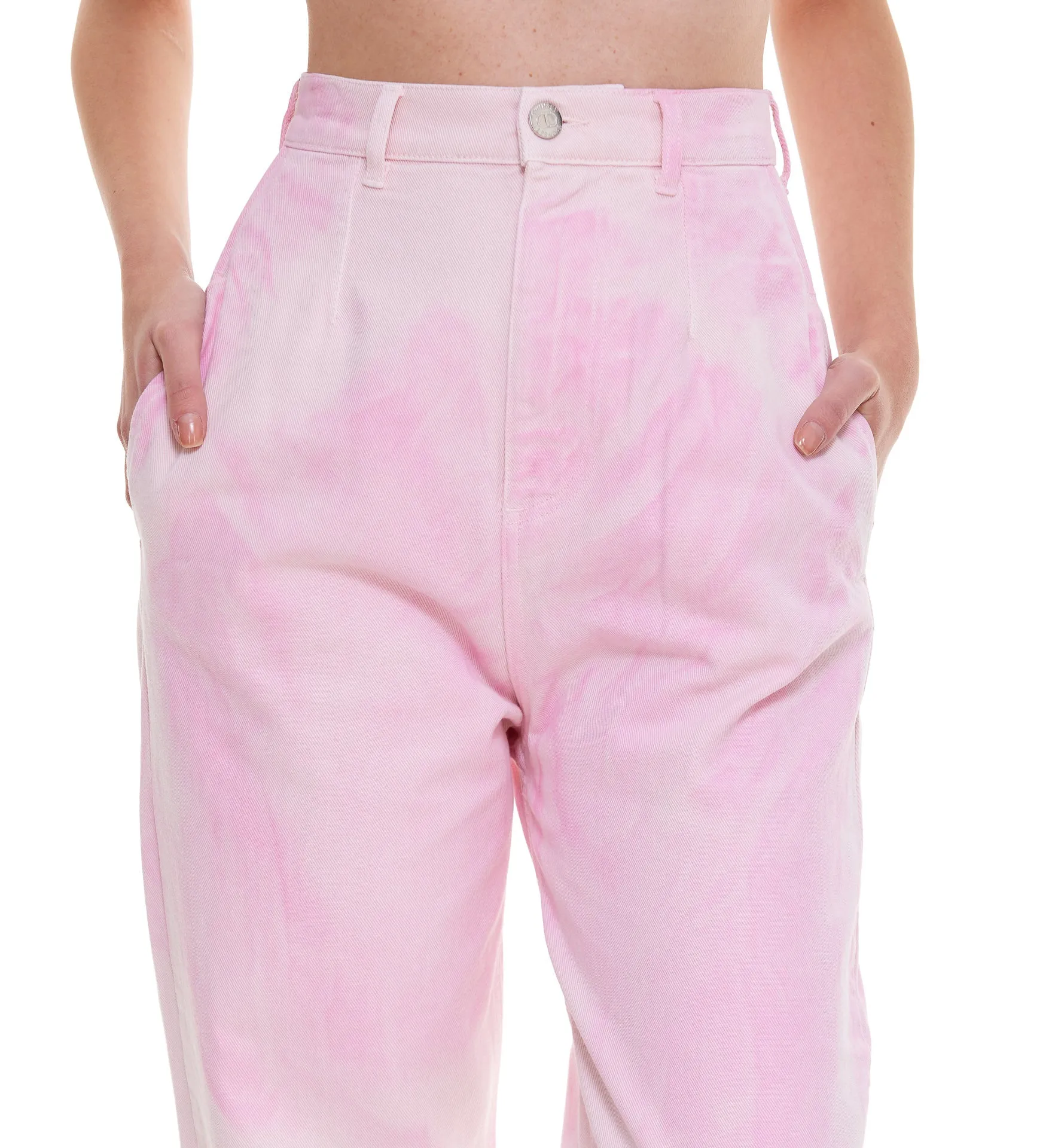 TWINSET Tie Dye Cropped Jeans