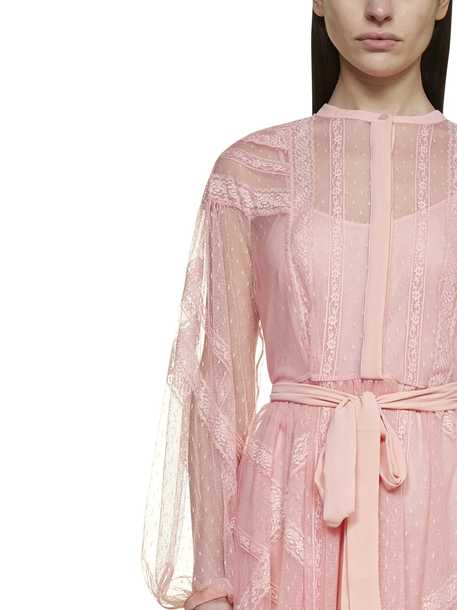 TWINSET Tulle Layered Mini Dress