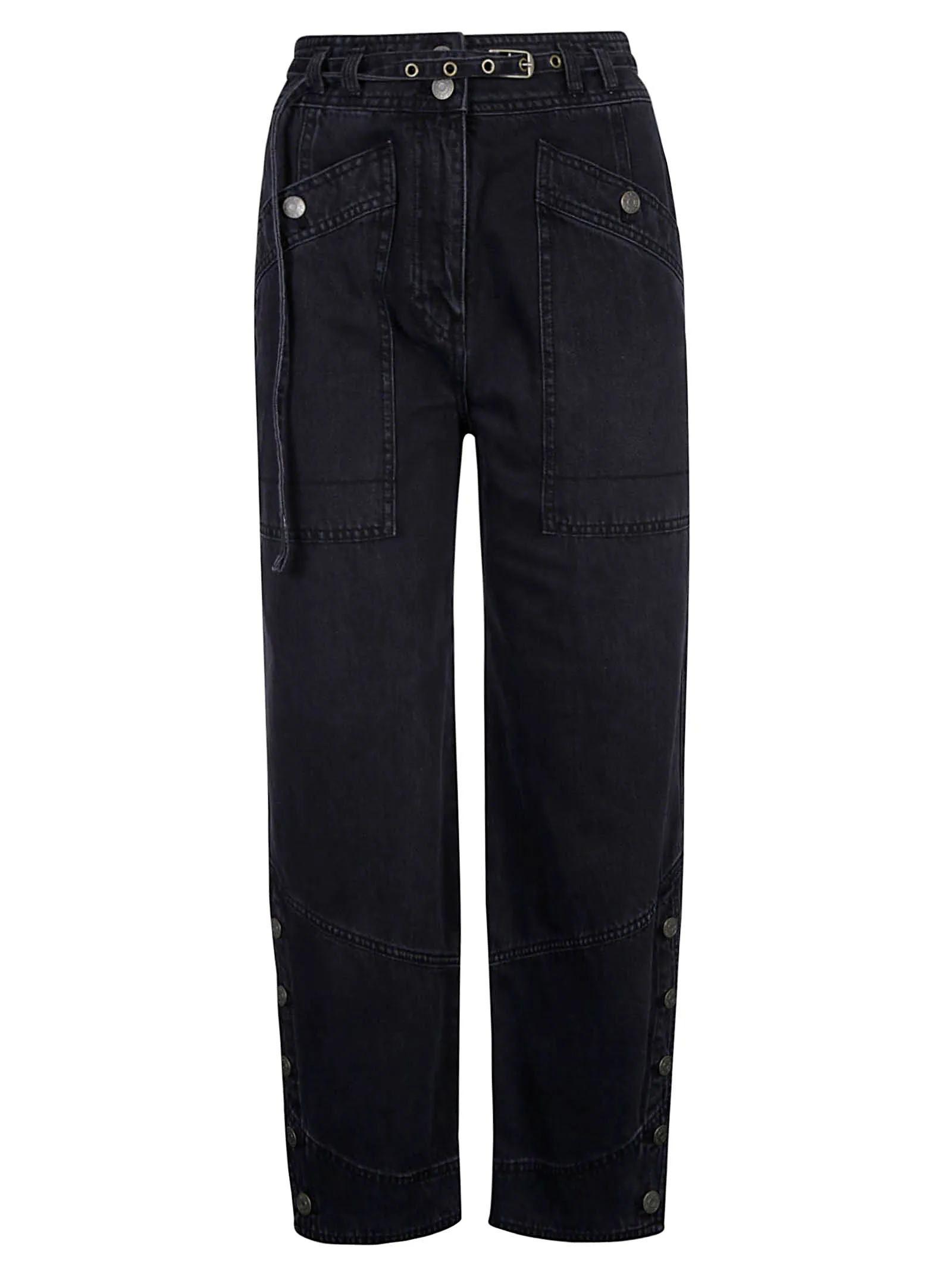 Ulla Johnson High-Rise Belted Jeans