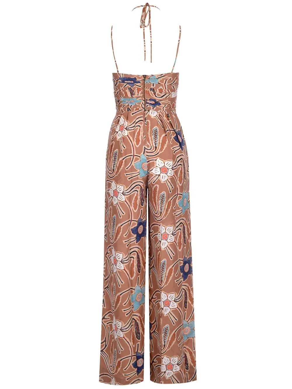 Ulla Johnson Khalida Floral Printed Sleeveless Jumpsuit