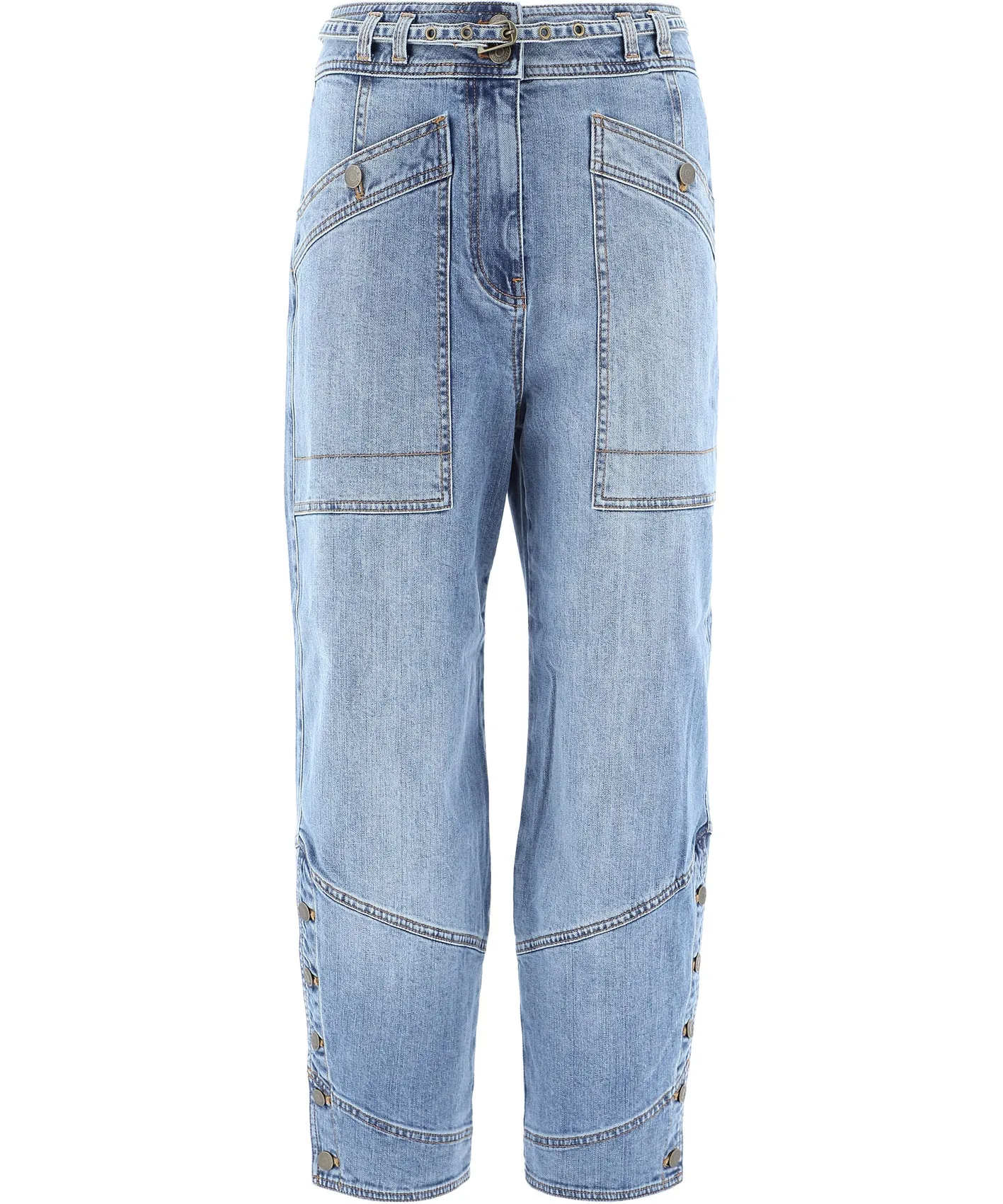Ulla Johnson Panelled Cropped Jeans