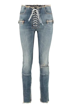 Unravel Project Distressed Skinny Jeans