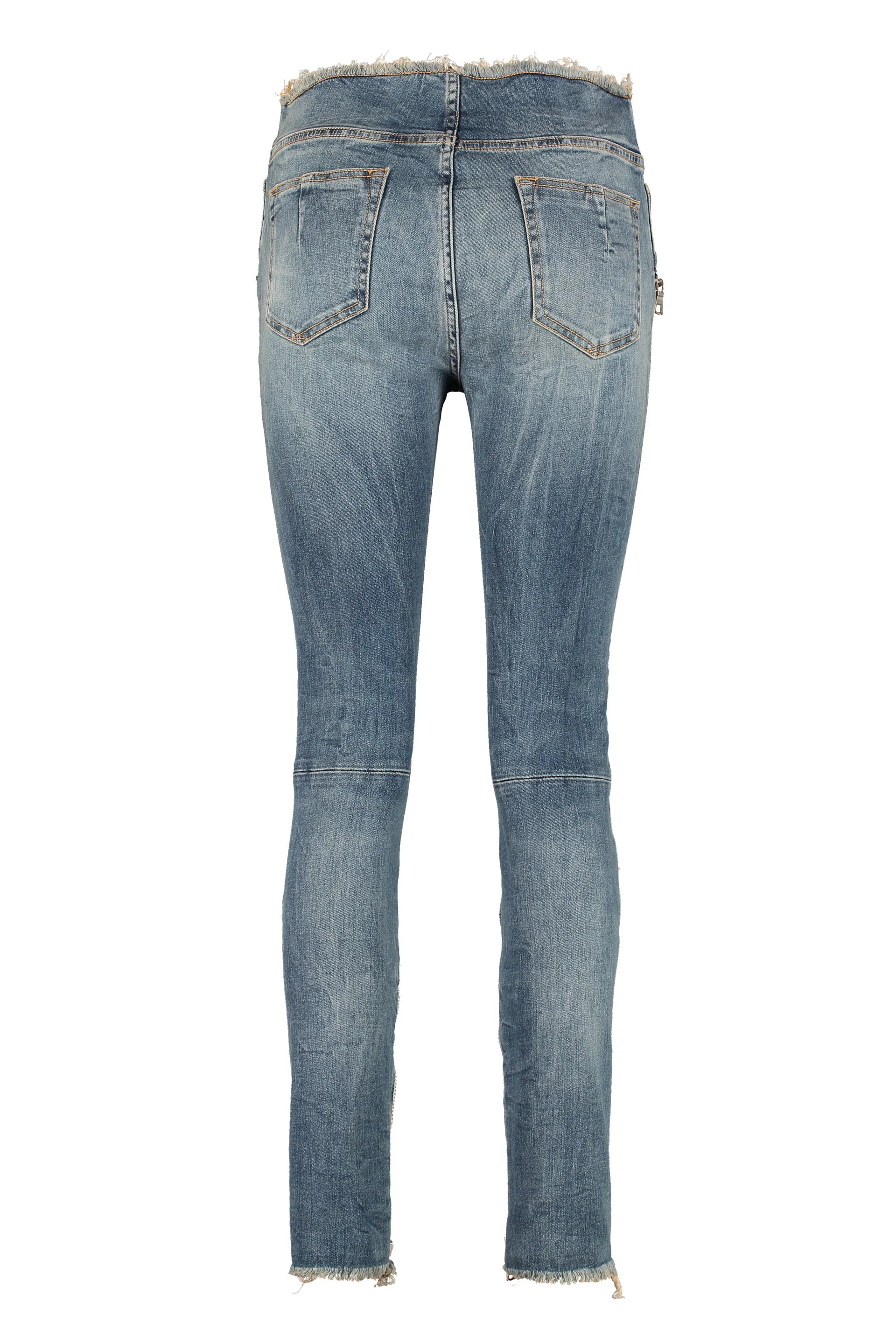 Unravel Project Distressed Skinny Jeans
