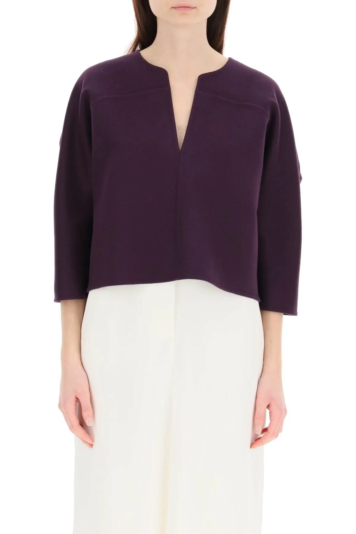 Valentino Compact Drap Pea Coat