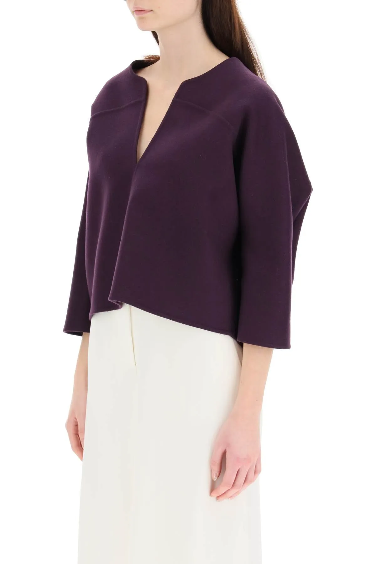Valentino Compact Drap Pea Coat