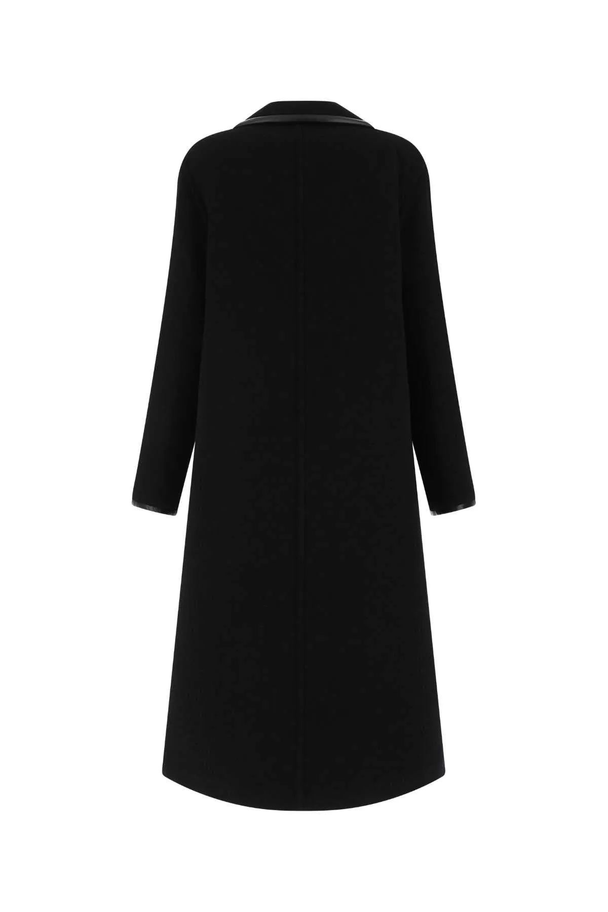 Valentino Contrast Trim Open Coat