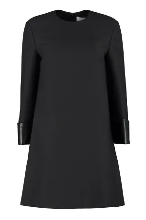Valentino Crepe Couture Mini Dress