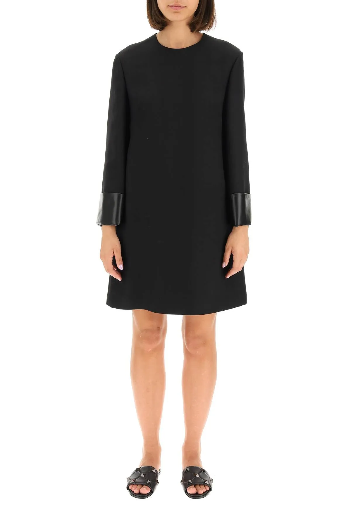 Valentino Crepe Couture Mini Dress