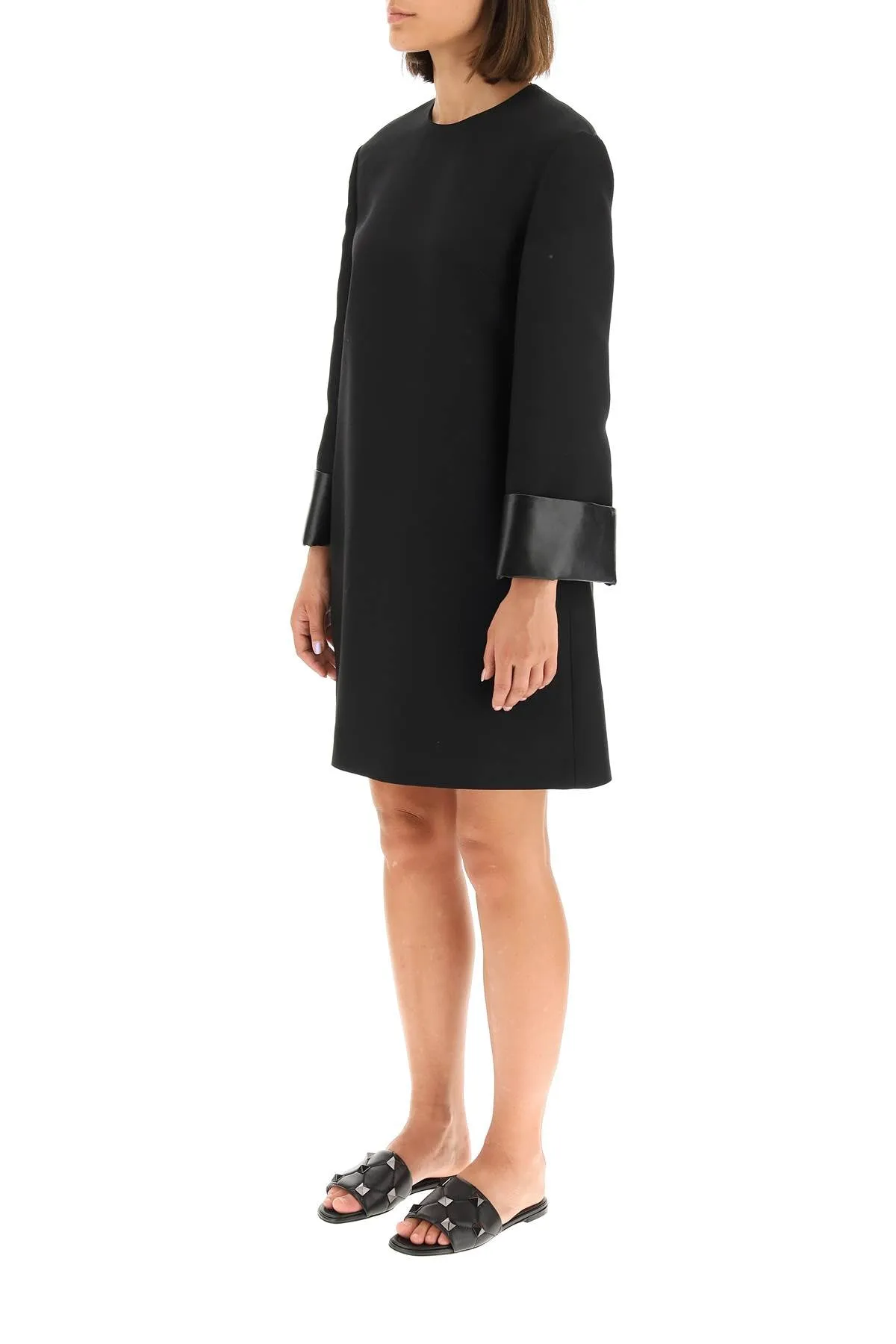 Valentino Crepe Couture Mini Dress